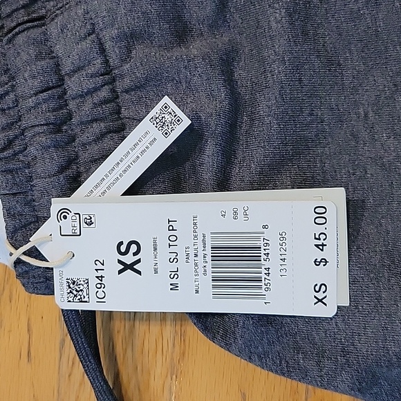 New With Tags Mens XS Adidas Multi Sport Tapered Leg Pant - Picture 2 of 5